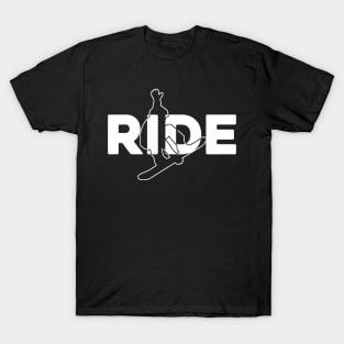 Ride Snowboard Sports Athletic Adventure T-Shirt